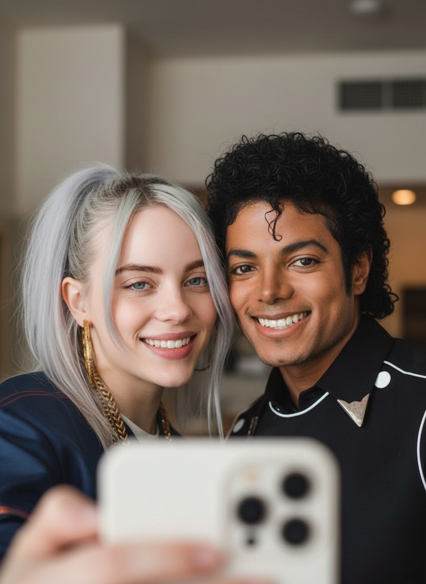 与明星合照自拍